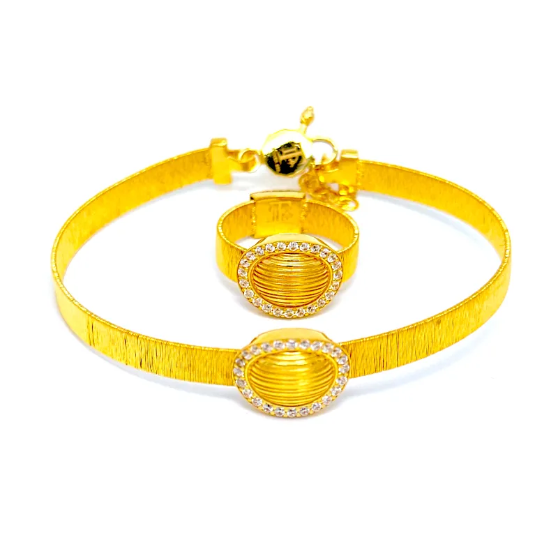 K63 İtalyan Kelepçe 23.19 Gram ( Kelepçe 16.26 Gram , Yüzük 6.93 Gram )