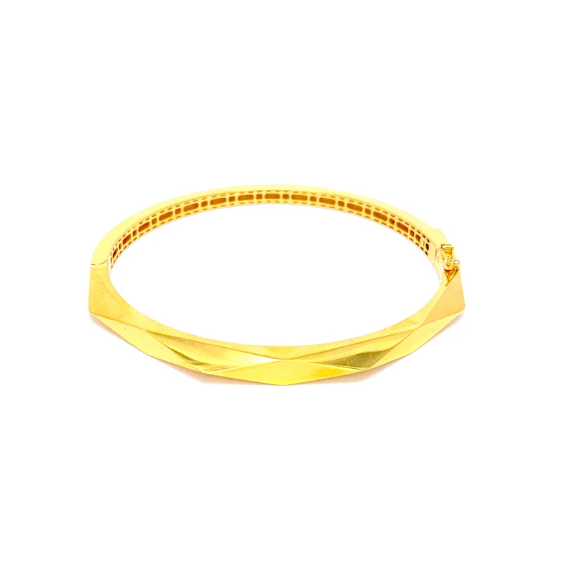 K20 Kelepçe 13.62 Gram 22 Ayar komple cilalı prizma kelepçe